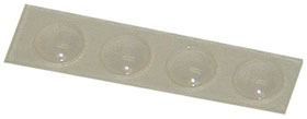 CLEAR RUBBER STICK-ON FEET